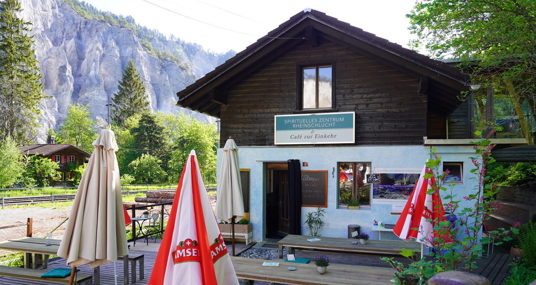 Café zur Einkehr in der Rheinschlucht