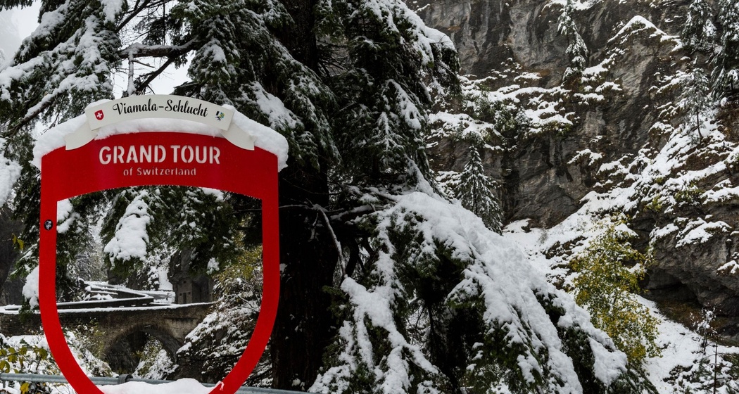 Grand Tour Foto-Spot in der Viamala-Schlucht