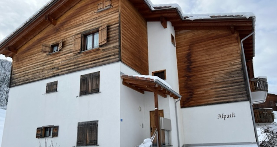 Ferienwohnung Alpatli, Obersaxen-Miraniga - Ansicht Winter