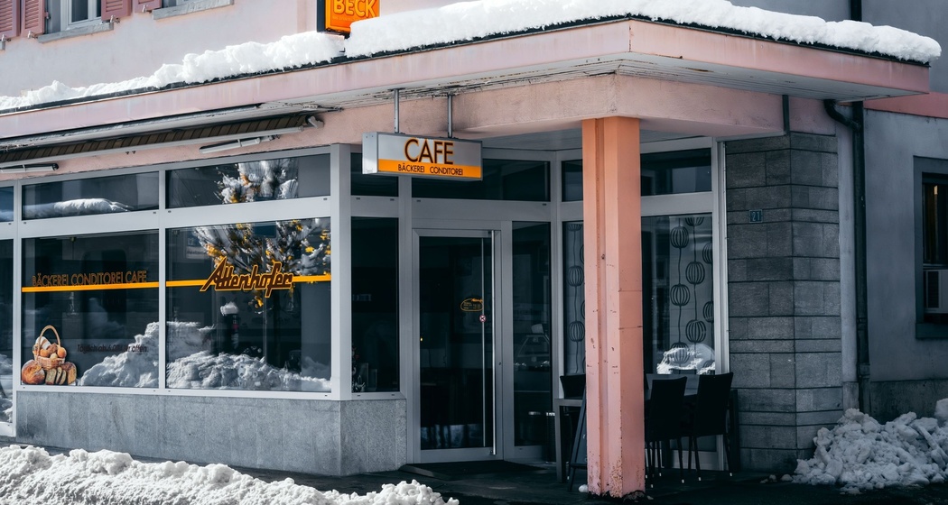 Café Attenhofer im Winter