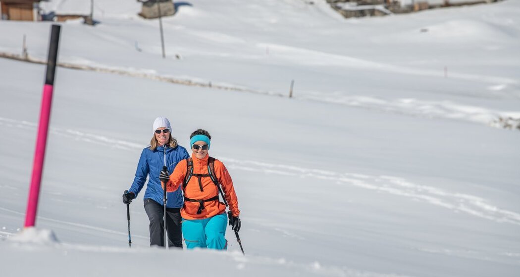 Beim Start der Tour mit Markierung bis Huot