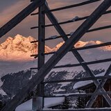 Sunset at Lorischboda near Chummenbühl