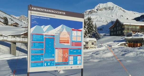 Lawinensuchfeld St. Antönien Platz