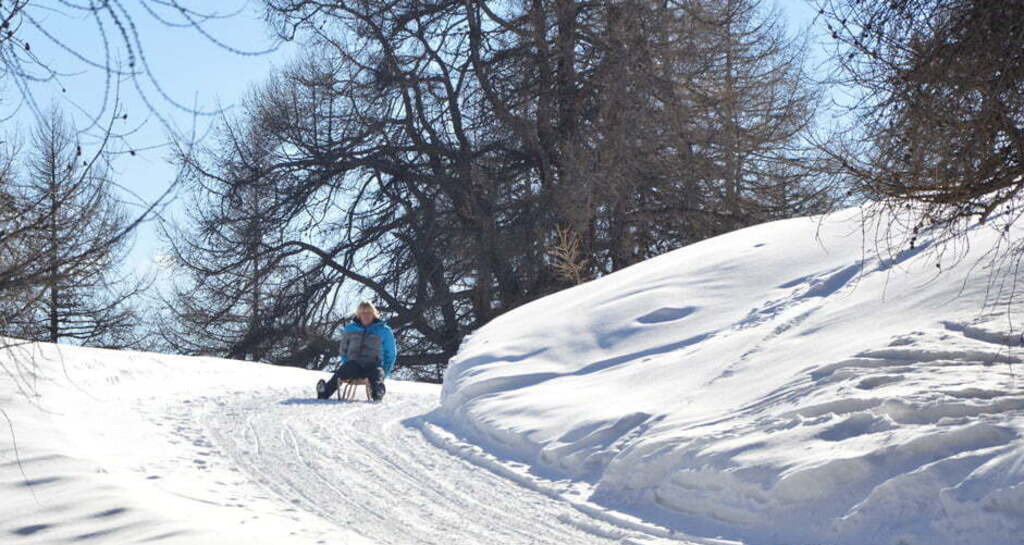 Schlittelweg von der Alp Es-cha Dadour