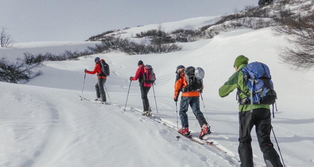 Aufstieg kurz nach dem Start