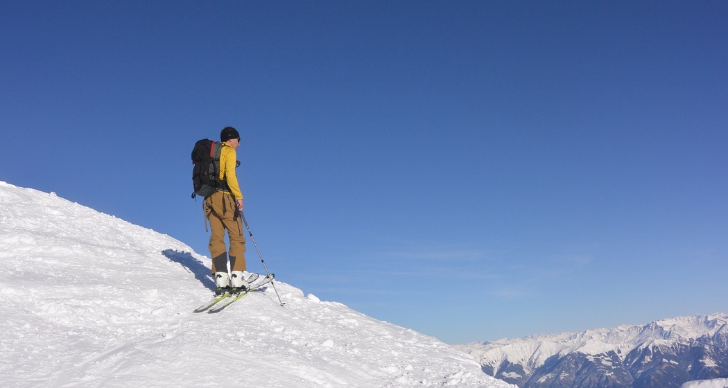 Wo gehts wohl lang bei der Abfahrt vom Tällihorn?