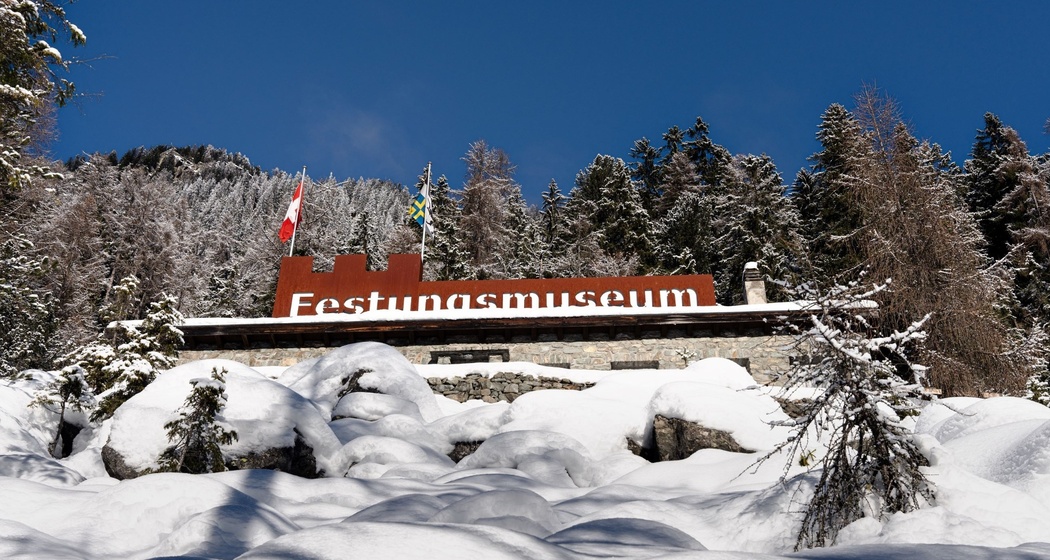 Festungsmuseum Crestawald im Winter