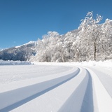 In Trun und Surrein ist die Loipe Klassisch und Skating gespurt