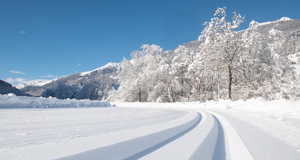 In Trun und Surrein ist die Loipe Klassisch und Skating gespurt