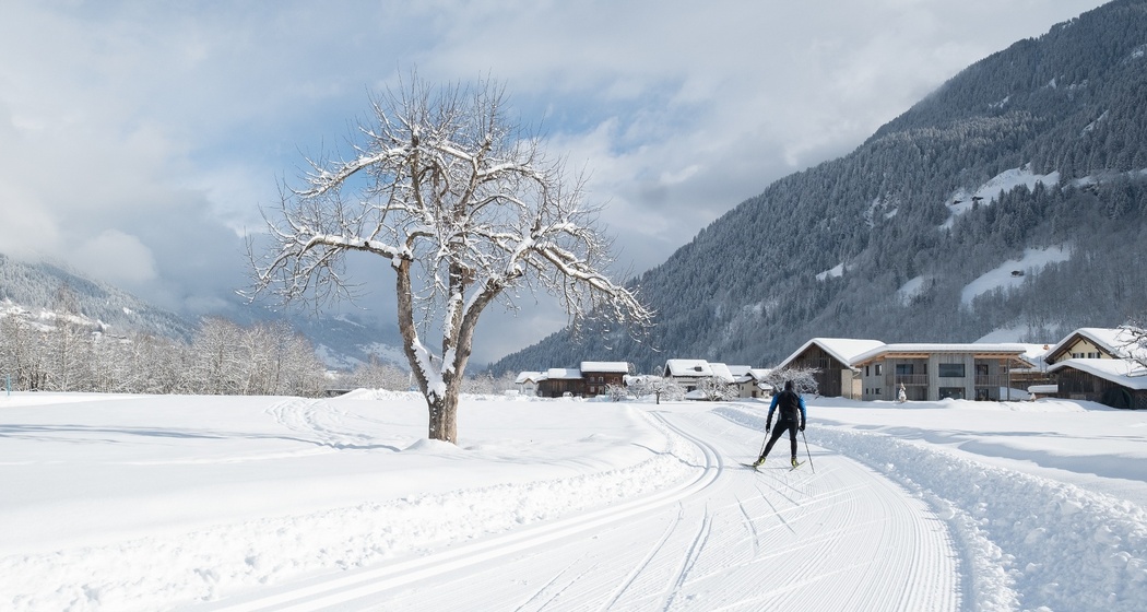 Ideales Gelände für entspannte Langlaufrunden