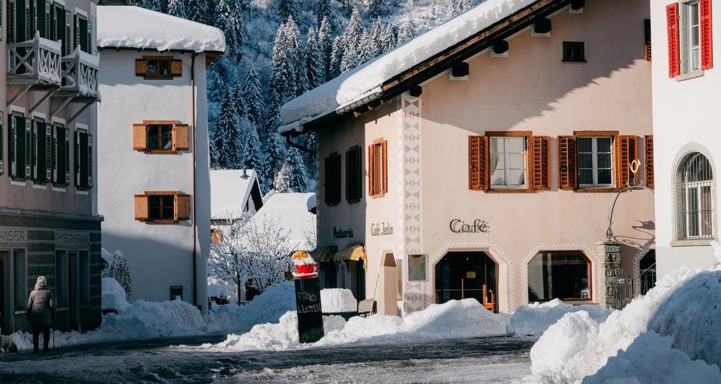 Wagners Café Konditorei Iselin im Winter