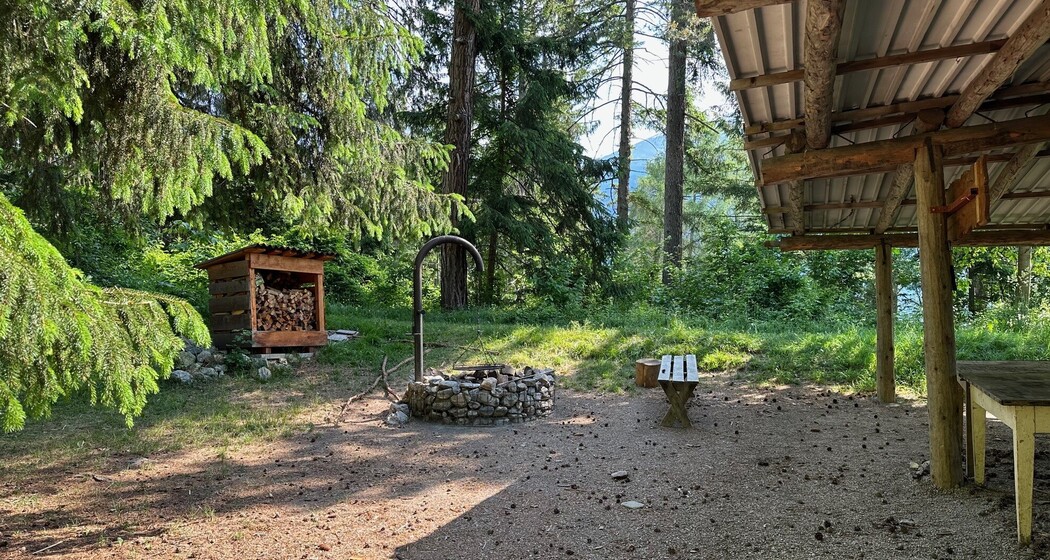 Feuerstelle Jagdstand Realta