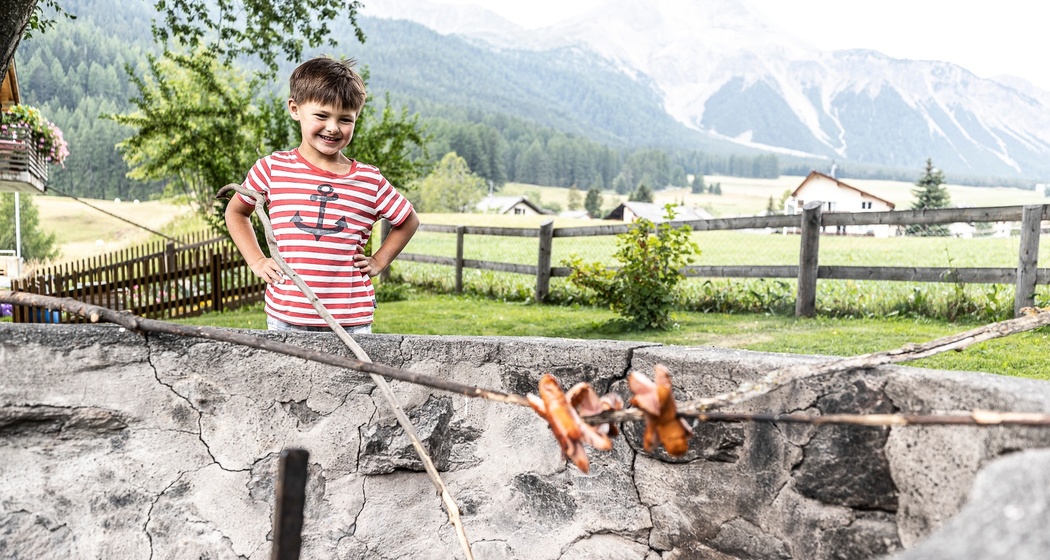 Feuerstelle im Val Müstair
