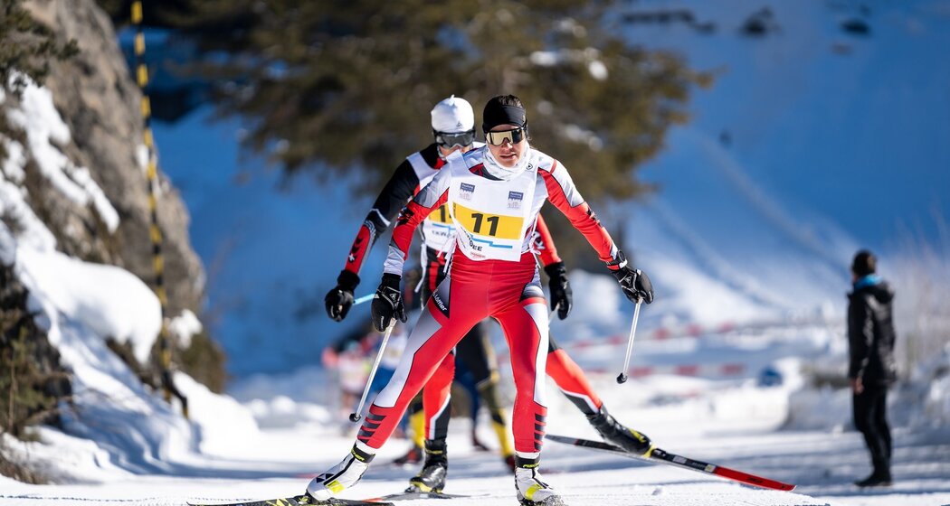 Auf der Strecke des Passlung.