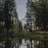 Dachlisee au coucher du soleil