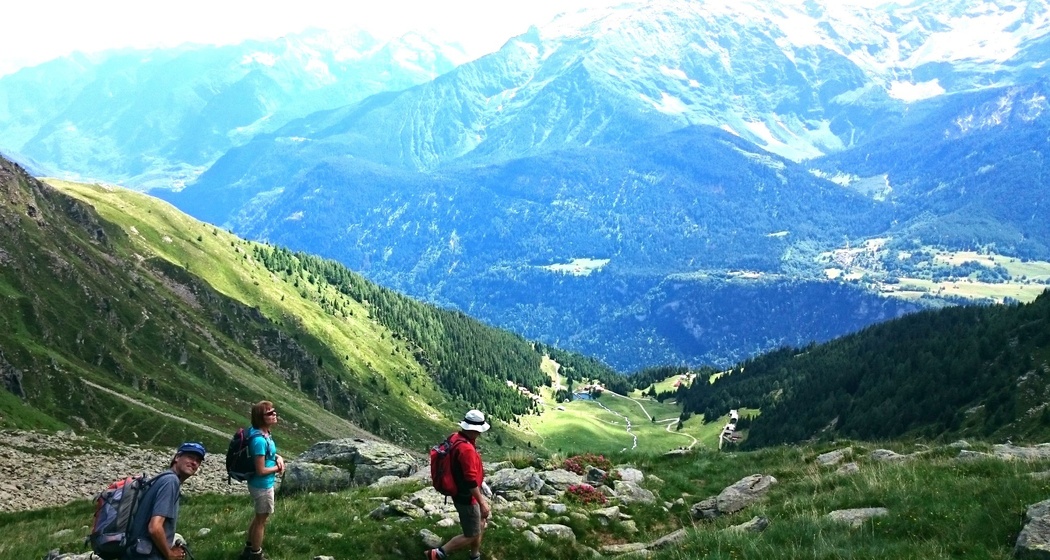 Abstieg zur Alpe Predelp