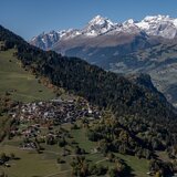 View from the fire pit below the Grab da Sevgein