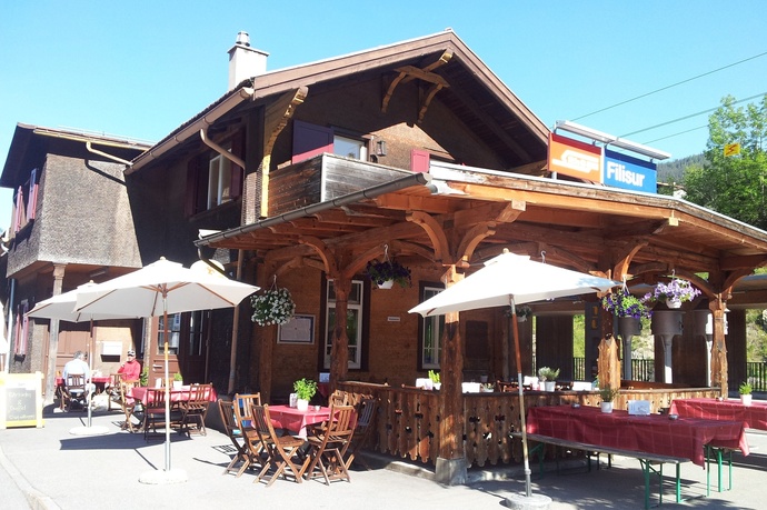 Bahnhöfli Filisur Sommer