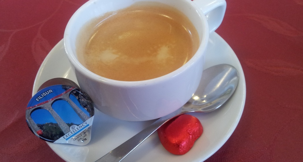 Kaffeezeit im Bahnhöfli Filisur