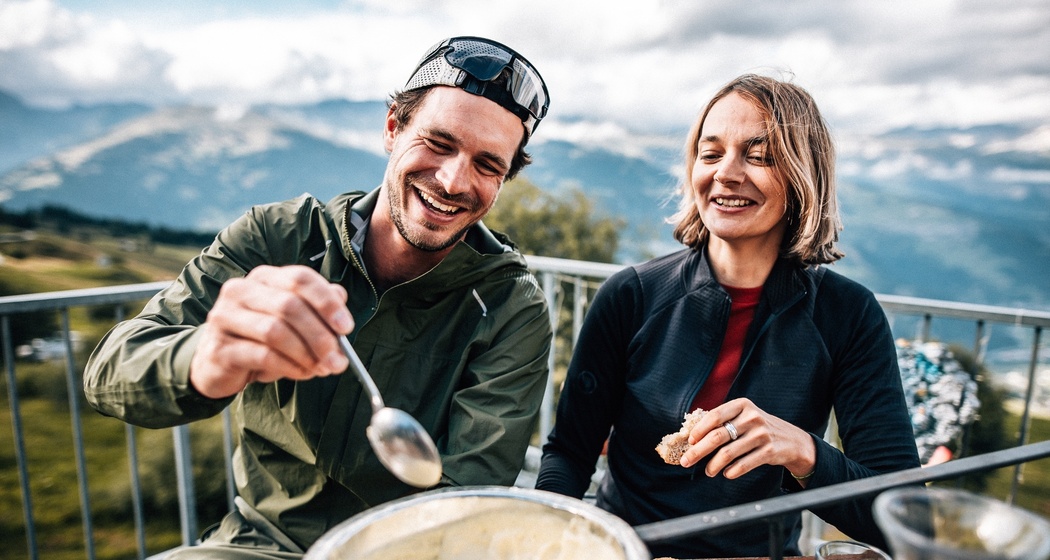 Verpflegung im Berggasthaus Bündner Rigi