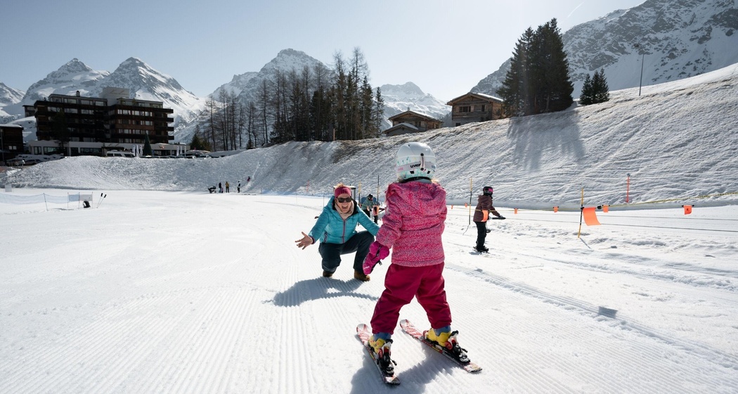 Kulmwiese Arosa Kinderland Abfahrt