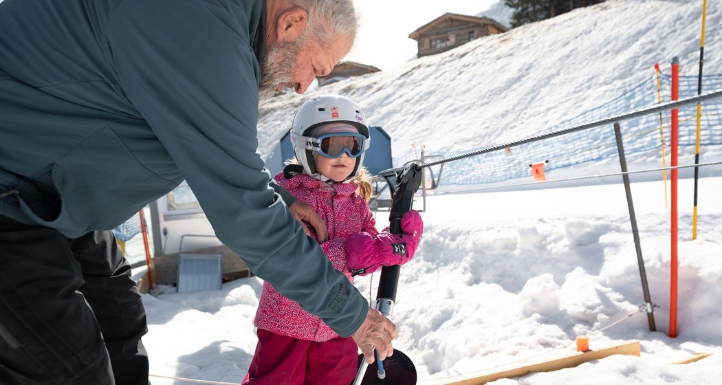 Kulmwiese Arosa Kinderland Schlepplift