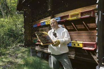 Imker Marius Hublard