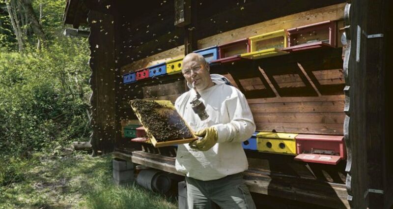 Imker Marius Hublard