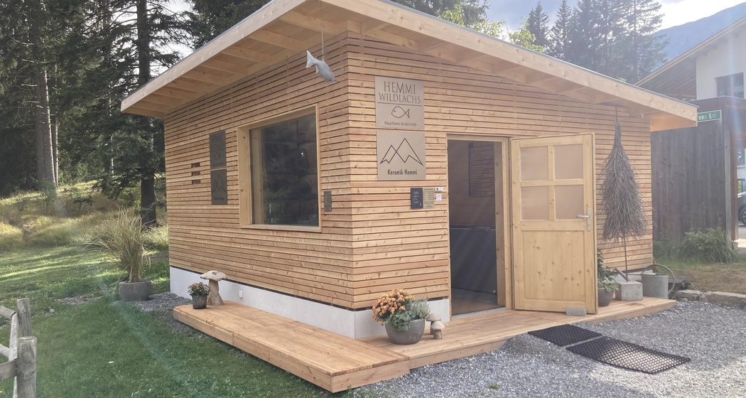 Verkaufsladenn Hemmi Wildlachs in Lenzerheide