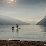 spiaggia per nuotare a Walenstadt