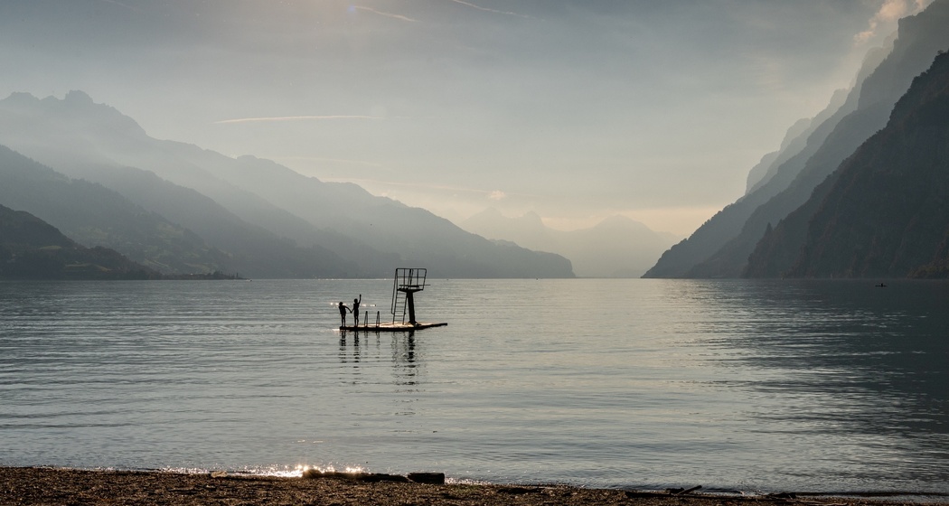 Badestrand in Walenstadt