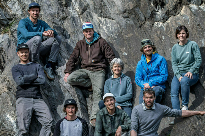 Die BergführerInnen der Bergsportschule Grischa