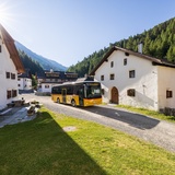 Das idyllische Engadinerdorf S-charl.