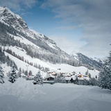 Winter hiking trail Splügen