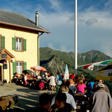 Prächtige Abendstimmung bei der Schesaplanahütte...