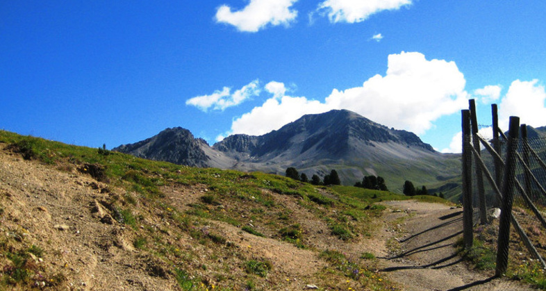 Senda Val Müstair – Über allem wacht der Ortler.