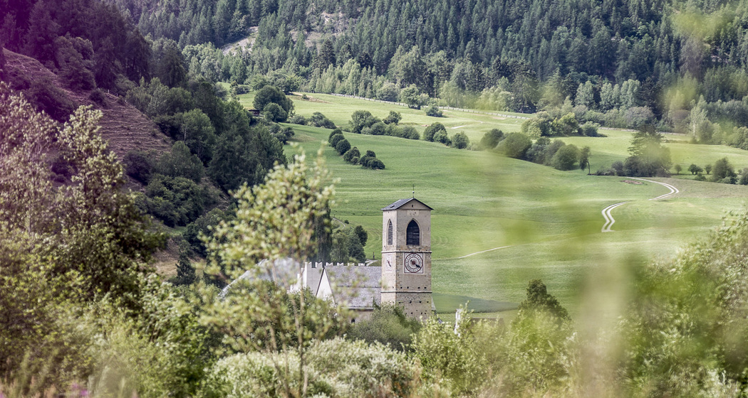 Senda Val Müstair – Über allem wacht der Ortler.