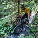 Vététistes sur le singletrail