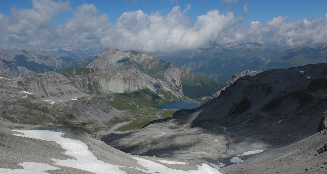 Piz Umbrail und Abstieg zum Lai da Rims