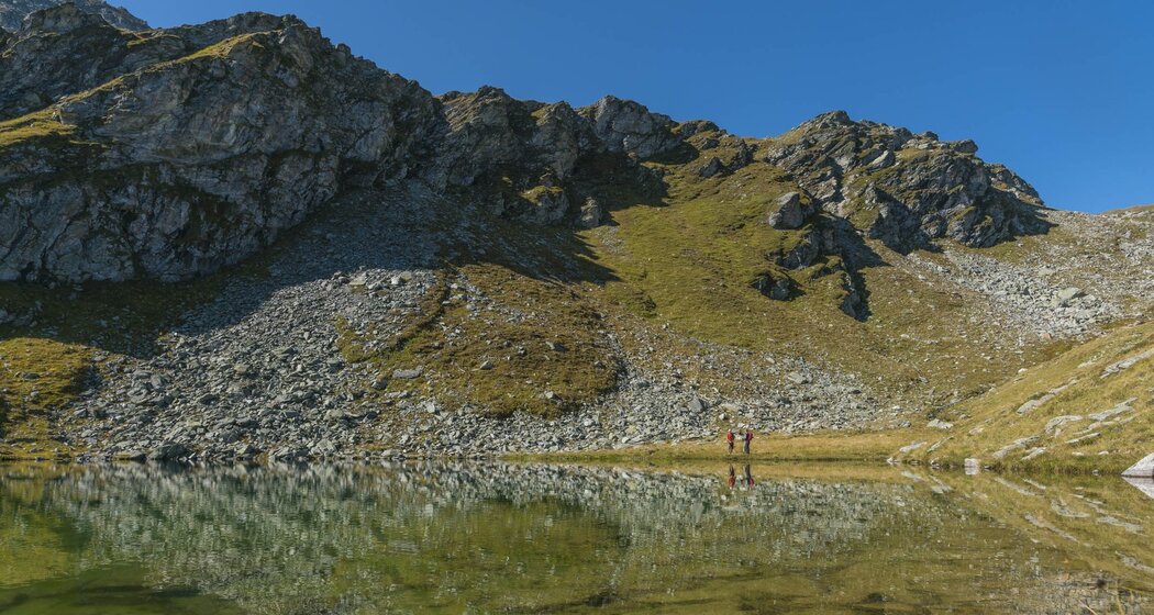 Am Blausee bei Obersaxen