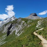 Between Alp Quader and the Biferten Hut, near Rubi Sura