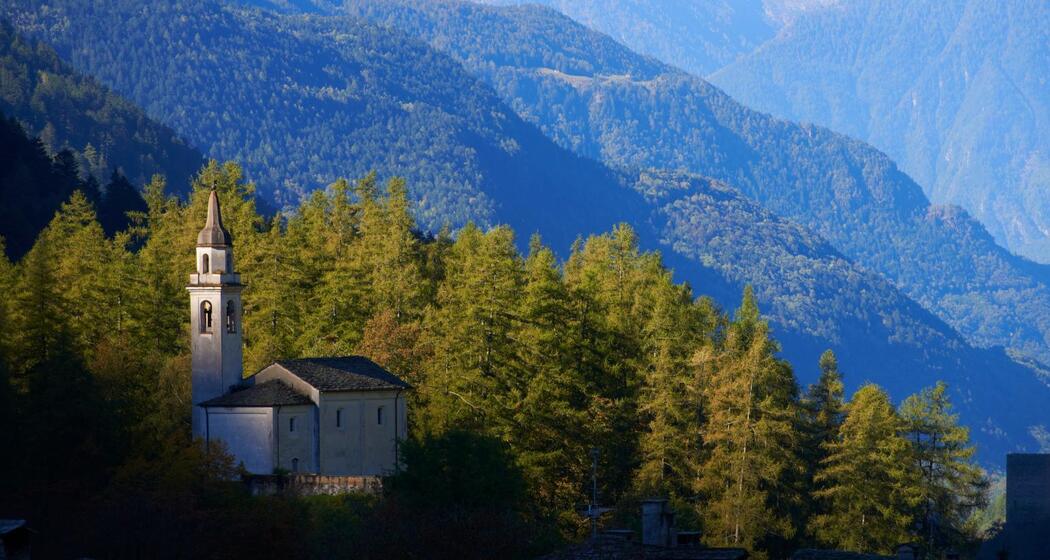 Kirche im Bergell