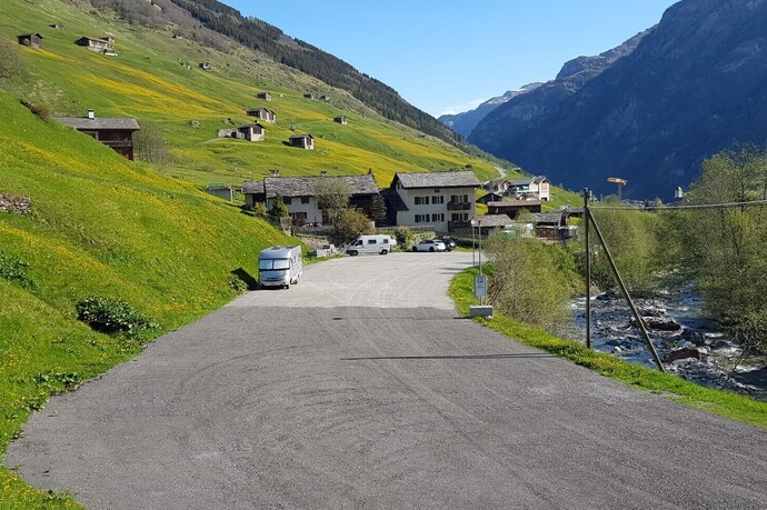 Stellplatz Bergbahn Vals
