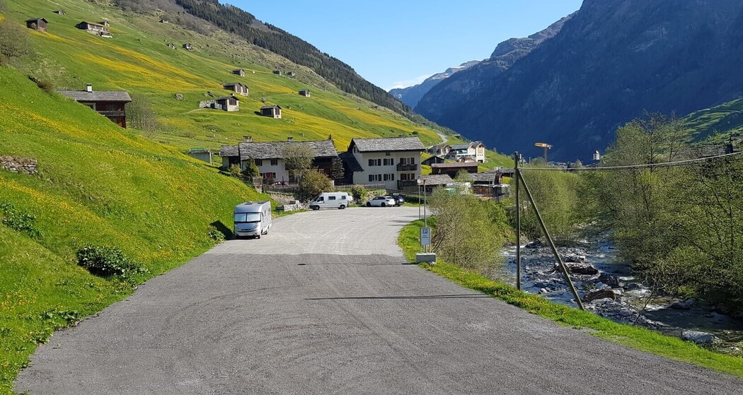 Stellplatz Bergbahn Vals
