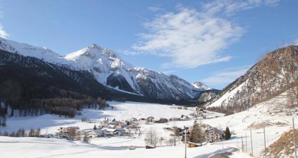 Blick gegen den Ofenpass