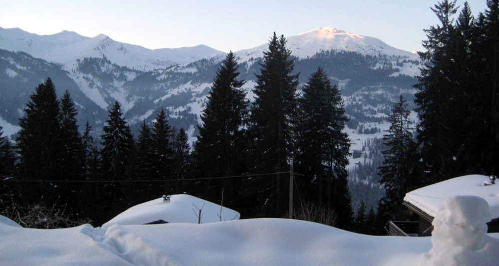 Traumhafte Aussicht Richtung Fideriser Heuberge