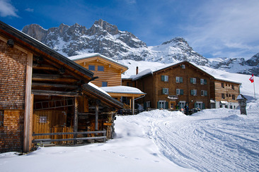 Winterromantik Berghaus Sulzfluh Partnun