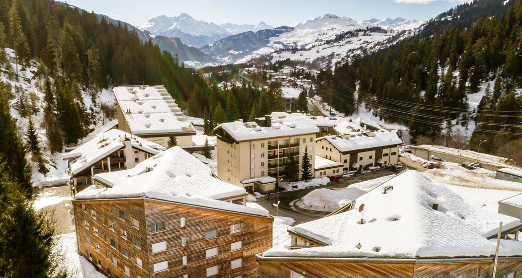 Dachwohnung mit Bergsicht nähe Talstation LAAX