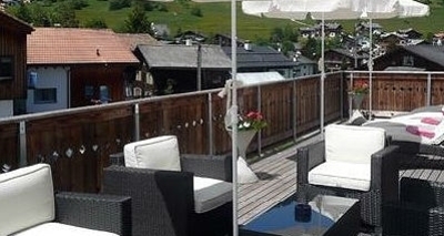 Familienhotel Alpina Brigels, Sonnenterrasse