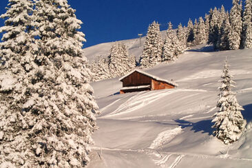 Maiensäss La Casa Cathomen - Ansicht Winter